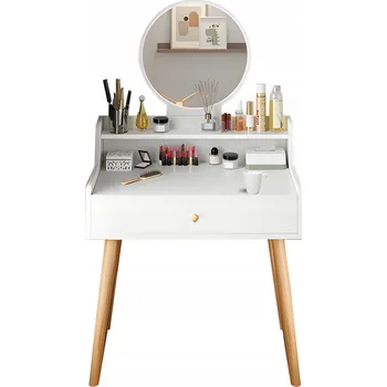 Toaletní stolek Toaletní Stolek Aptel bílý bílá 60 x 125 x 40 cm