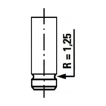 Ventil motoru ET Engineteam VI0035 Sací ventil
