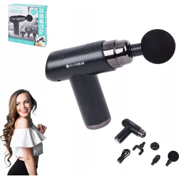 Masážní přístroj Masážní Přístroj SILVERGEAR MASÁŽNÍ PISTOLE NA SVALY 500 W