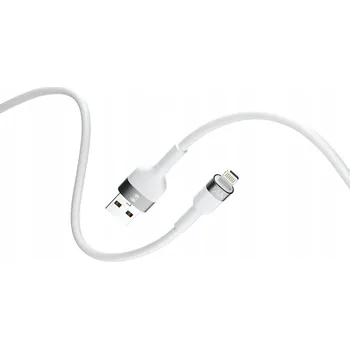 Datový kabel Kabel Forever USB - Apple Lightning 1 m bílý