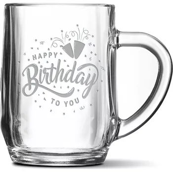 Sklenice Sablio Půllitr Happy birthday to you 2: 0,5