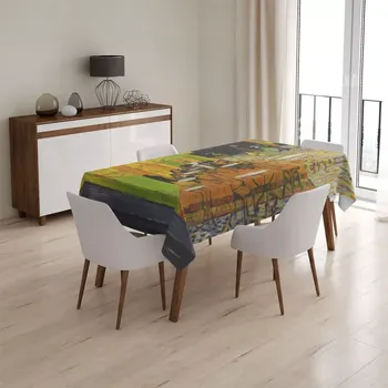 ubrus Sablio Ubrus Terasa kavárny v noci - Vincent van Gogh - 130x130 cm