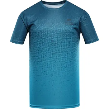 Pánské tričko Pánské rychleschnoucí triko s cool dry ALPINE PRO QUATR petrolejová 4XL