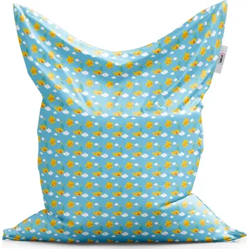 Sedací pytel Sablio Sedací vak Classic Hvězdy a měsíce - 150x100 cm