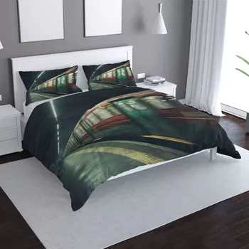 Povlečení Sablio Povlečení Metro v tmavé stanici - 140x220 / 90x70