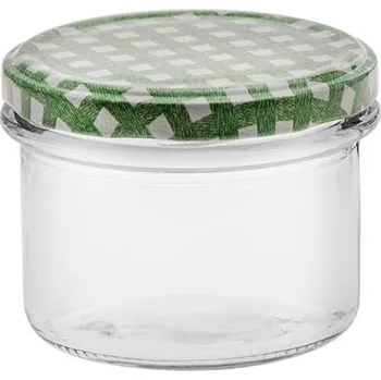 Sklenice zavařovací 235ml ¤82mm 3ks s víčkem ANTEK