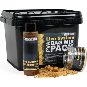 Návnadová surovina SADA CC MOORE LIVE SYSTEM PVA BAG MIX PACK