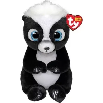 plyšák TY Beanie Babies Rukus černo bílý skunk 41288 15 cm