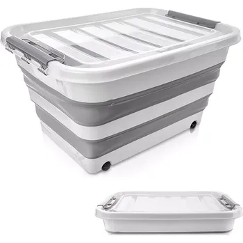 Úložný box Orion Skládací box s kolečky Kemp 30 l