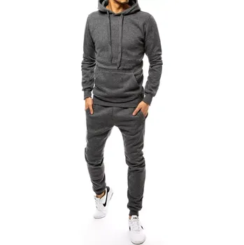 Dstreet Pánská tepláková souprava AX0382 Barva: Tmavě Šedá, Velikost: M