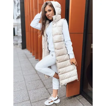 Dámská vesta Dámská prošívaná vesta GANTINI TY3739 Barva: Béžová, Velikost: 2XL