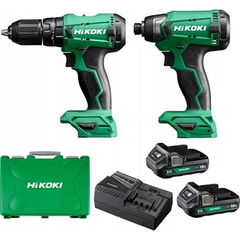 Sada rázový utahovák + šroubovák 18V Hikoki KC18DA kufr