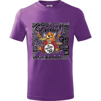Bubeník - the moster squad - Tričko dětské bavlněné - 158 cm/12 let ( Fialová )