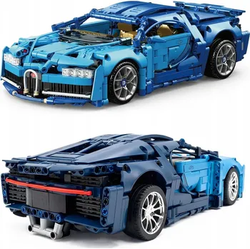 ostatní stavebnice STAVEBNICE TECHNICKÁ STAVEBNICE SPORTOVNÍ AUTO 1/14 1408 DÍLKŮ BUGATTI STAVEBNICE