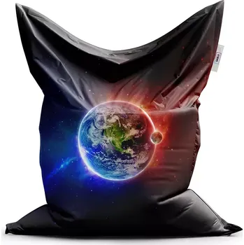 Sedací pytel Sablio Sedací vak Classic Planeta Země - 200x140 cm