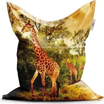 Sedací pytel Sablio Sedací vak Classic Žirafy - 200x140 cm