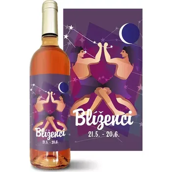 Víno Sablio Růžové víno Blíženci: 0,75 l