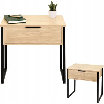 Noční stolek Noční stolek noční stolek se zásuvkou do ložnice, loft komoda do kanceláře