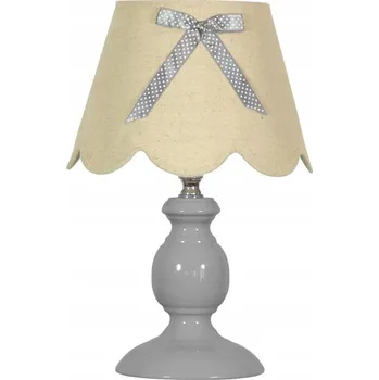 Lampička Stolní lampa Candellux Whilma šedá 40 W