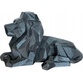 Obraz Velký Lev Low Poly, figurka, dekorace, ozdoba v moderním stylu, dárek