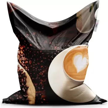 Sedací pytel Sablio Sedací vak Classic Káva - 150x100 cm