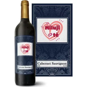 Víno Sablio Červené víno Miluji tě srdce: 0,75 l