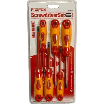 Šroubovák Sada 6 ks Šroubováků Plochý a Křížový 75mm, 80mm, 100mm, 125mm