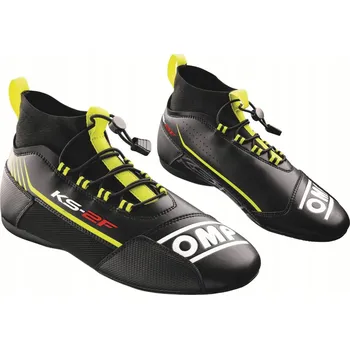 Moto obuv Kartingové boty OMP KS-2F černo-žluté vel 37
