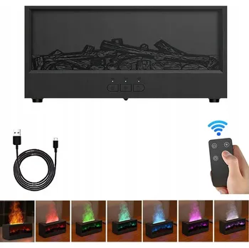 Zvlhčovač vzduchu ZVLHČOVAČ VZDUCHU KRB LED RGB DIFUZÉR AROMATERAPIE ČASOVAČ + DÁLKOVÉ OVLÁDÁNÍ