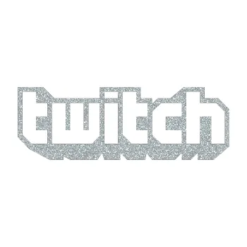 samolepka Twich - jedna barva (91 - Ultra Metalic stříbrná metalíza) SAMOLEPKA NA AUTO, NÁLEPKA, FÓLIE, POLEP, TUNING, VLASTNÍ TEXT, TISK, AUTOSAMOLEPKY.cz, POLEPY, OBRÁZEK, LOGO, 3D STICKERS