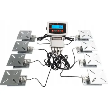 POZINKOVANÁ Váha pod Nádrž na Mléko Míchadlo SILO 30t - 8 senzorů