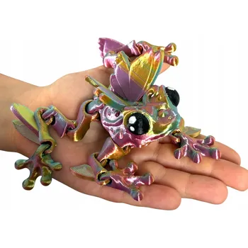 Kloubová Žába s 3D Křídly – 3D figurka, pohyblivé části, dekorace