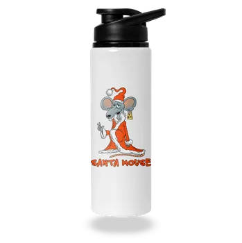 Láhev Bastard Santa mouse lahev na vodu White