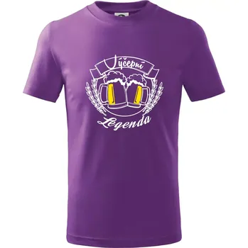 Výčepní legenda - Tričko dětské bavlněné - 146 cm/10 let ( Fialová )