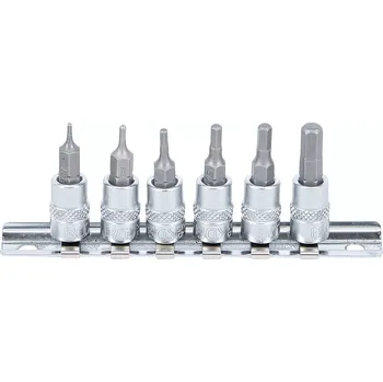 Dílna Hlavice zástrčné 1/4 " imbus 1,5 - 6 mm, sada 6 dílů (Hlavice zástrčné 1/4 " imbus 1,5 - 6 mm, sada 6 dílů)
