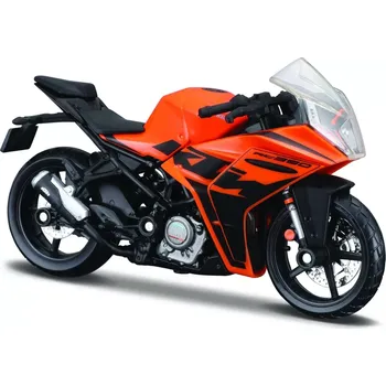 Hračka Model kovového motocyklu KTM RC390 s podstavcem 1:18
