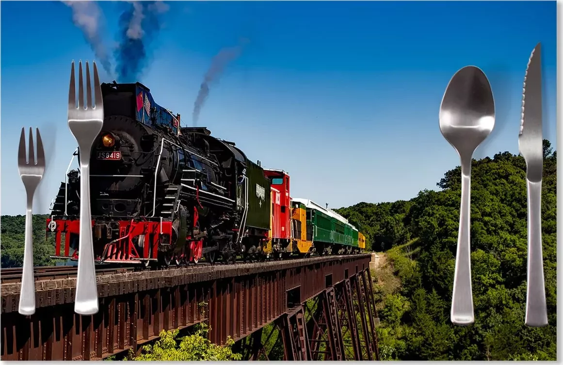 Sablio Prostírání Vlak na mostě: 40x30cm