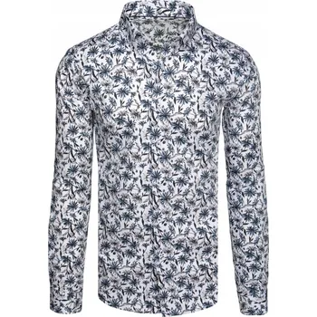 Pánská košile DStreet pánská košile dx2668 slim střih, dlouhý rukáv, bavlna, velikost XXL