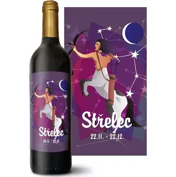 Víno Sablio Červené víno Střelec: 0,75 l