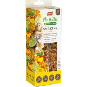 Krmivo pro hlodavce Tyčinka pro hlodavce a králíky Vitabol Vita Herbal Functional Smakers 2 ks