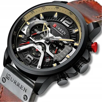 Hodinky Pánské hodinky Curren s koženým datumovka