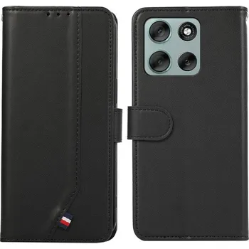 Pouzdro na mobilní telefon ABEEL 128997 ABEEL JEMNÉ Peněženkové pouzdro Motorola Moto G86 Power 5G černé