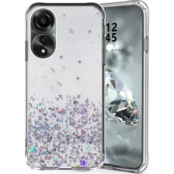 Pouzdro na mobilní telefon Zadní Kryt BBE CASE pro Oppo A78, průhledný