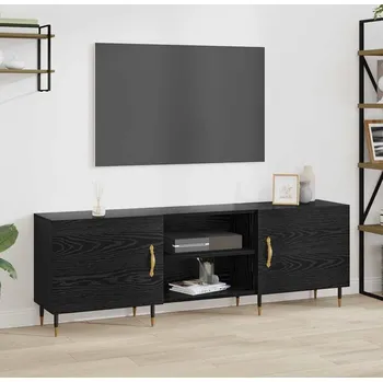 Televizní stolek vidaXL Televizní skříň Černý dub 150 x 30 x 50 cm Kompozitní dřevo [879594]