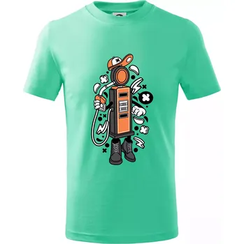 Chlapecké tričko Tankman - Tričko dětské bavlněné - 98 cm / 2 roky ( Mátová )