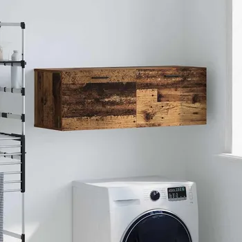 Koupelnový nábytek vidaXL Nástěnná skříň Staré dřevo 100 x 36,5 x 35 cm kompozitní dřevo [879570]