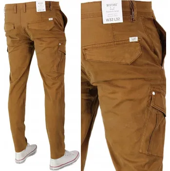 MUSTANG CARGO CHINO DAYTONA SLIM DŽÍNY KAPSÁČE JOGGERS _ W32 L32