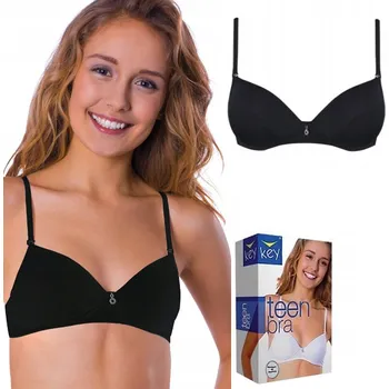 Podprsenka Key Dívčí vyztužená podprsenka, hlavní materiál polyamid, velikost 80BB