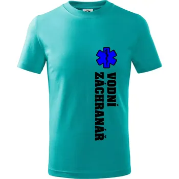 Rescue - Vodní záchranář - Tričko dětské bavlněné - 98 cm / 2 roky ( Emerald )