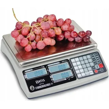 Kuchyňská váha Waga Sklepowa Kalkulacyjna z Legalizacją 15kg / 6 kg, přesnost 5 g / 2 g, RS232